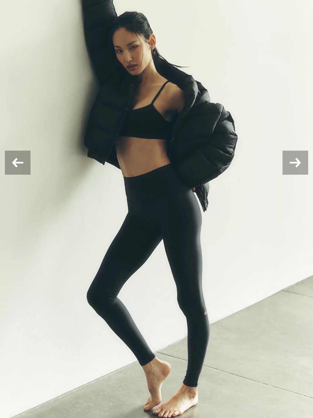 NWT Alo Yoga High-Waist Airlift Legging in Black, Size XS